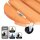 WAGNER® design yourself Pflanzenroller TOSCANA GH 0163 Holz, Ø 38,0 cm hellbraun rund, 1 St.