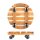 WAGNER® design yourself Pflanzenroller GH 0262 Holz, Ø 34,0 cm hellbraun rund, 1 St.