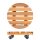 WAGNER® design yourself Pflanzenroller GH 0262 Holz, Ø 34,0 cm hellbraun rund, 1 St.