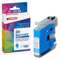 edding EDD-446 cyan Druckerpatrone kompatibel zu brother...