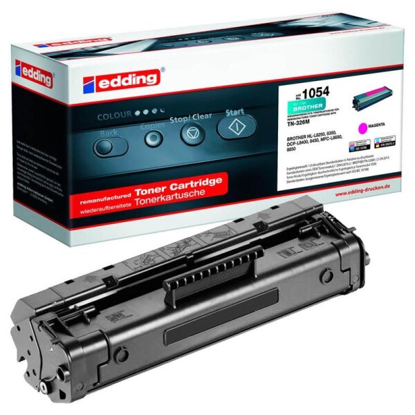edding EDD-1054  magenta Toner kompatibel zu brother TN-326M
