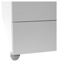 SZ Metall Rollcontainer lichtgrau 3 Auszüge 40,0 x 59,0 x 53,0 cm