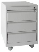 SZ Metall Rollcontainer lichtgrau 3 Auszüge 46,0 x...