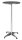 Garden Pleasure Stehtisch rund  Stahl, Aluminium silber 60,0 x 60,0 x 70,0/110,0 cm, 1 St.