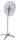 Garden Pleasure Stehtisch rund  Stahl, Aluminium silber 60,0 x 60,0 x 70,0/110,0 cm, 1 St.