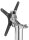 Garden Pleasure Stehtisch rund  Stahl, Aluminium silber 60,0 x 60,0 x 70,0/110,0 cm, 1 St.