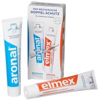 aronal elmex Set Zahnpasta 2x 75 ml