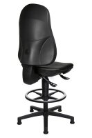 Topstar Arbeitsdrehstuhl POINT 70 schwarz Kunstleder