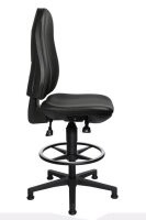 Topstar Arbeitsdrehstuhl POINT 70 schwarz Kunstleder