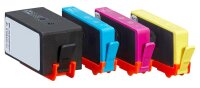 edding EDD-540 schwarz, cyan, magenta, gelb Druckerpatronen kompatibel zu HP 934XL + 935XL (X4E14AE), 4er-Set
