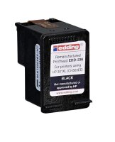 edding EDD-336 schwarz Druckerpatrone kompatibel zu HP 301XL (CH563EE)