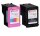 edding EDD-440 schwarz, color Druckerpatronen kompatibel zu HP 301XL (CH563EE/CH564EE), 2er-Set