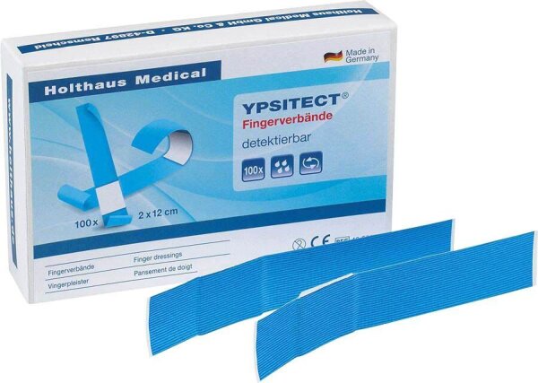 Holthaus Medical Fingerpflaster YPSITECT® 40602 blau 2,0 x 12,0 cm, 100 St.