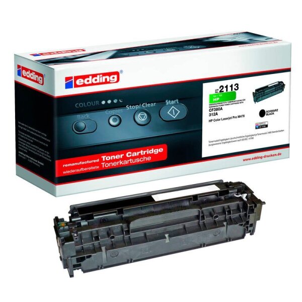 edding EDD-2113  schwarz Toner kompatibel zu HP 312A (CF380A)