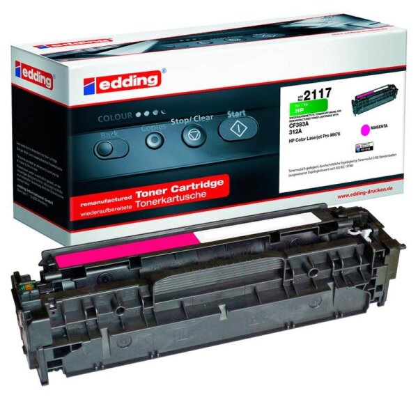 edding EDD-2117  magenta Toner kompatibel zu HP 312A (CF383A)