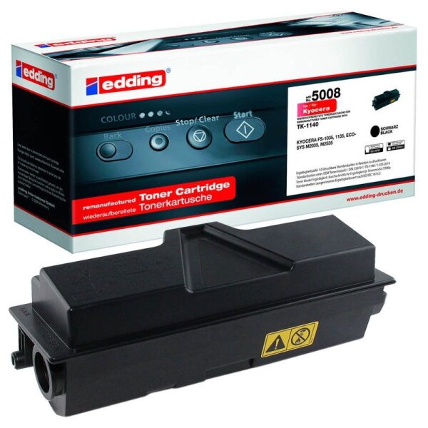 edding EDD-5008  schwarz Toner kompatibel zu KYOCERA TK-1140