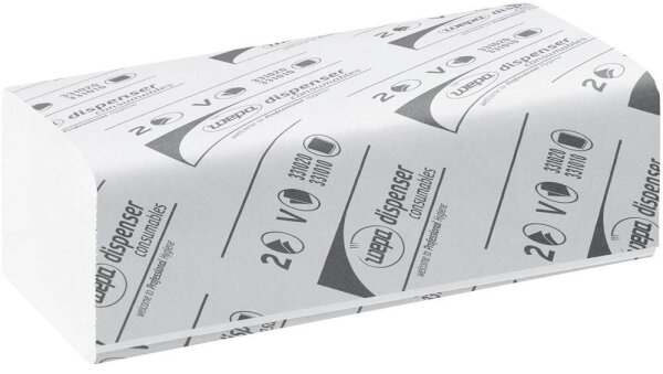 Satino Papierhandtücher 276498 smart Zick-Zack-Falzung 2-lagig 4.000 Tücher