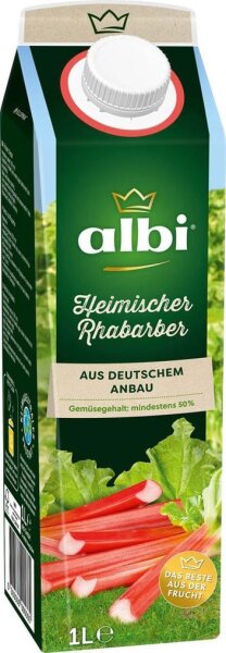 albi® Fruchtnektar Rhababer 1,0 l