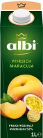 albi® Fruchtnektar Maracuja, Pfirsich 1,0 l
