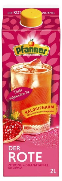 Pfanner Eistee  Granatapfel, Zitrone 2,0 l