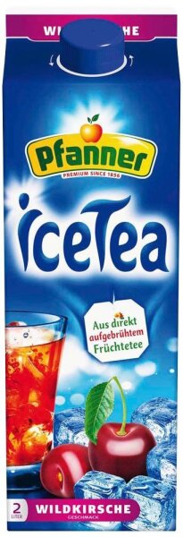 Pfanner Eistee  Wildkirsche 2,0 l