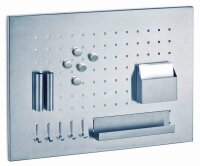 Zeller Magnettafel 50,0 x 35,0 cm silber