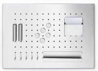 Zeller Magnettafel 50,0 x 35,0 cm silber