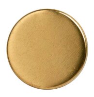 Zeller Magnete gold, Metall Ø 2,3 x 0,9 cm, 4 St.