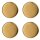 Zeller Magnete gold, Metall Ø 2,3 x 0,9 cm, 4 St.