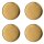 Zeller Magnete gold, Metall Ø 2,3 x 0,9 cm, 4 St.
