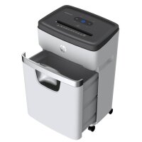 HP OneShred 18CC Aktenvernichter mit Partikelschnitt P-4, 4 x 35 mm, bis 18 Blatt, weiß