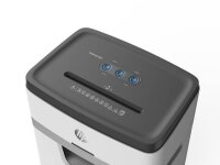 HP OneShred 18CC Aktenvernichter mit Partikelschnitt P-4, 4 x 35 mm, bis 18 Blatt, weiß
