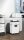 HP OneShred 12MC Aktenvernichter mit Partikelschnitt P-5, 2 x 15 mm, bis 12 Blatt, weiß