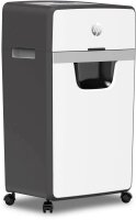 HP OneShred 24CC Aktenvernichter mit Partikelschnitt P-4, 4 x 35 mm, bis 24 Blatt, weiß