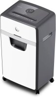 HP OneShred 24CC Aktenvernichter mit Partikelschnitt P-4, 4 x 35 mm, bis 24 Blatt, weiß