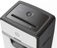 HP OneShred 24CC Aktenvernichter mit Partikelschnitt P-4, 4 x 35 mm, bis 24 Blatt, weiß