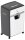 HP OneShred 24CC Aktenvernichter mit Partikelschnitt P-4, 4 x 35 mm, bis 24 Blatt, weiß