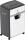 HP OneShred 24CC Aktenvernichter mit Partikelschnitt P-4, 4 x 35 mm, bis 24 Blatt, weiß