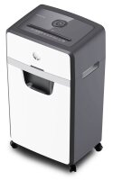 HP OneShred 16MC Aktenvernichter mit Partikelschnitt P-5, 2 x 15 mm, bis 16 Blatt, weiß