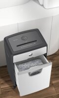 HP OneShred 16MC Aktenvernichter mit Partikelschnitt P-5, 2 x 15 mm, bis 16 Blatt, weiß