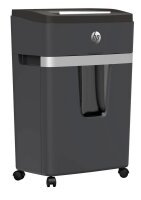 HP Pro Shredder 18CC Aktenvernichter mit Partikelschnitt P-4, 4 x 35 mm, bis 18 Blatt, schwarz