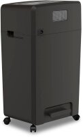HP Pro Shredder 24CC Aktenvernichter mit Partikelschnitt P-4, 4 x 35 mm, bis 24 Blatt, schwarz