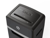 HP Pro Shredder 16MC Aktenvernichter mit Partikelschnitt P-5, 2 x 15 mm, bis 16 Blatt, schwarz
