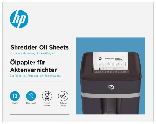 HP Aktenvernichter-Ölblätter