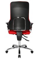 Topstar Bürostuhl Sitness 55, SD69X L51 Stoff rot, Gestell chrom
