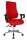 Topstar Bürostuhl Sitness 55, SD69X L51 Stoff rot, Gestell chrom
