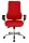 Topstar Bürostuhl Sitness 55, SD69X L51 Stoff rot, Gestell chrom