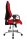 Topstar Bürostuhl Sitness 55, SD69X L51 Stoff rot, Gestell chrom