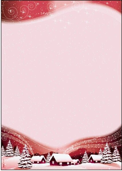 SIGEL Weihnachtsbriefpapier Silent Night Motiv DIN A4 90 g/qm 100 Blatt