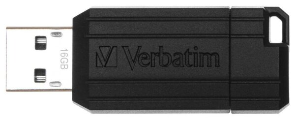 verbatim USB-Stick PinStripe schwarz 16 GB, 1 St.